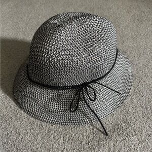 Sonoma Black and White Textured Hat